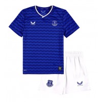 Everton Domáci Detský futbalový dres 2025-26 Krátky Rukáv (+ trenírky)